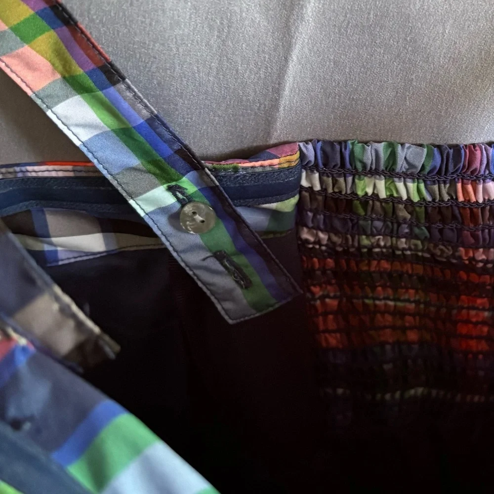 Anthropologie Multicolor Plaid Midi Dress - Blue, Green, Red - Picture 8 of 15